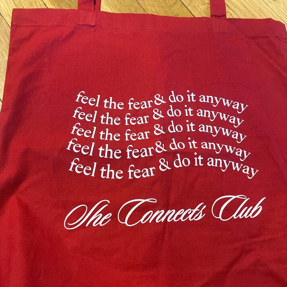 "Feel The Fear & Do It Anyway" Women's Tote Bag (Brand NEW)